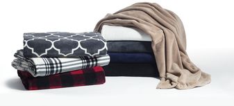 Port Authority 15-ounce 100% polyester Ultra Plush Blanket - 50" x 60"